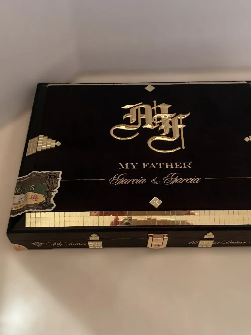 SUEÑOS de SAUNDRA Upcycled, Artful Storage, Extremely RARE, My Father, Cigar Box